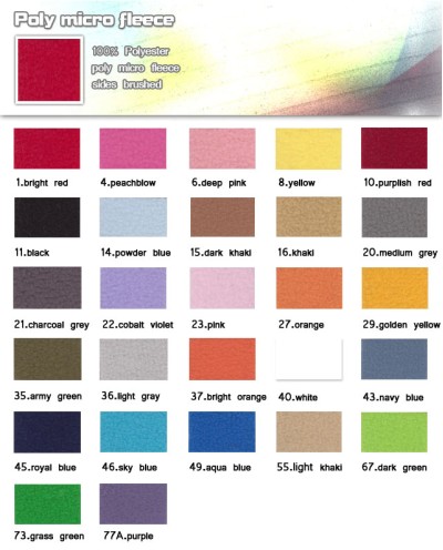 單搖粒絨布  正面照